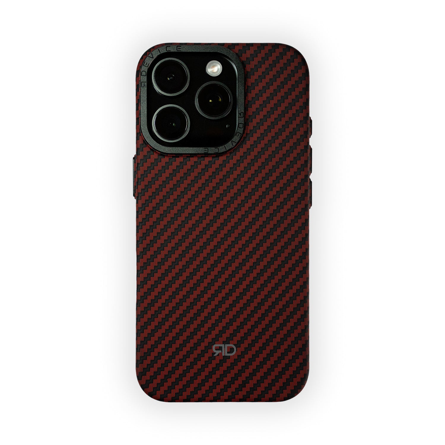 Coque RD En Fibre De Carbone V3 (Rouge)
