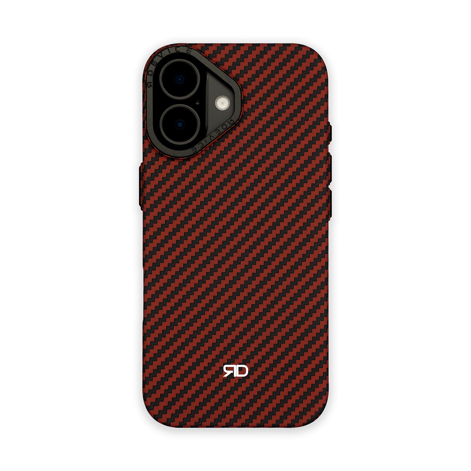 Coque RD En Fibre De Carbone V3 (Rouge)