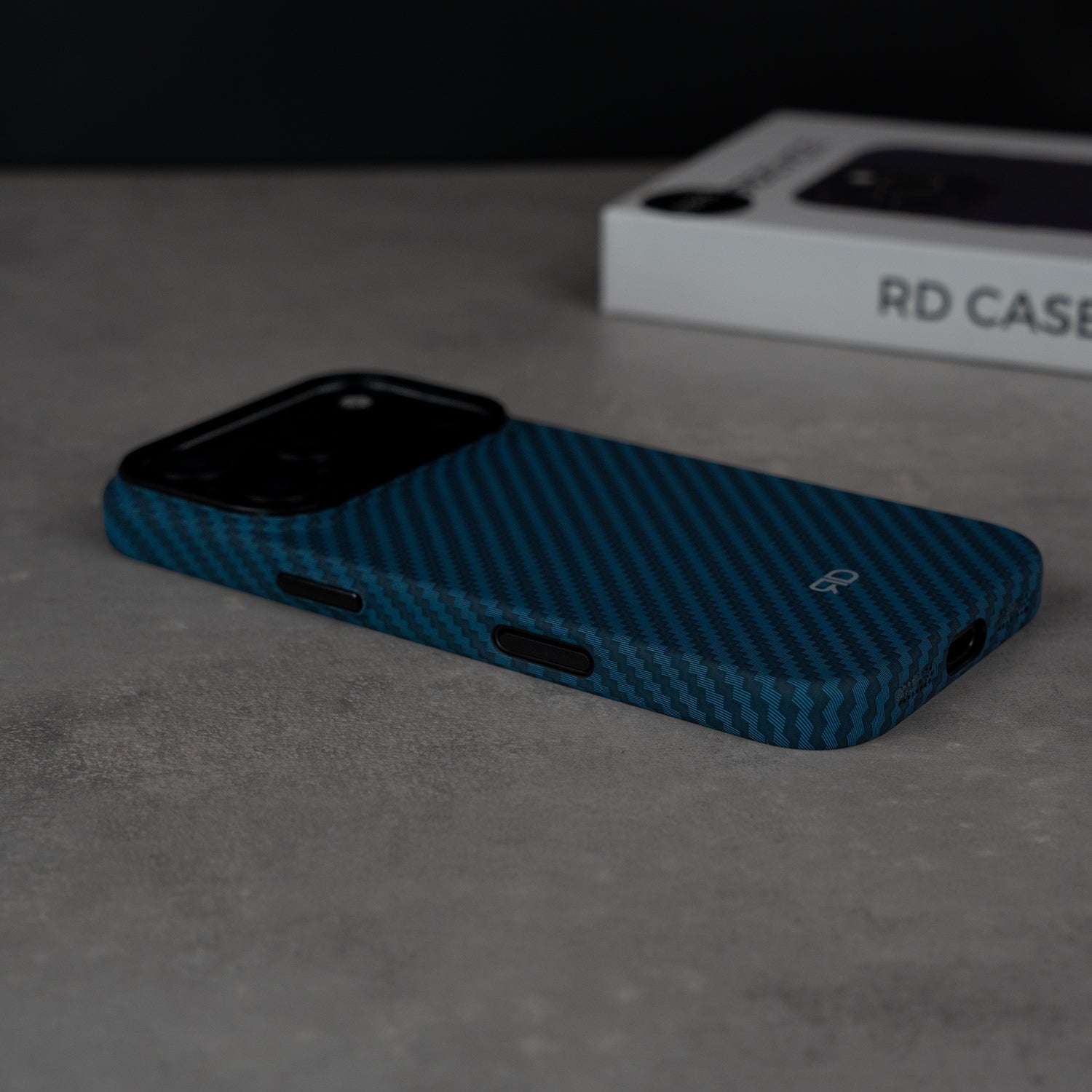 Coque RD En Fibre De Carbone V3 (Bleue)