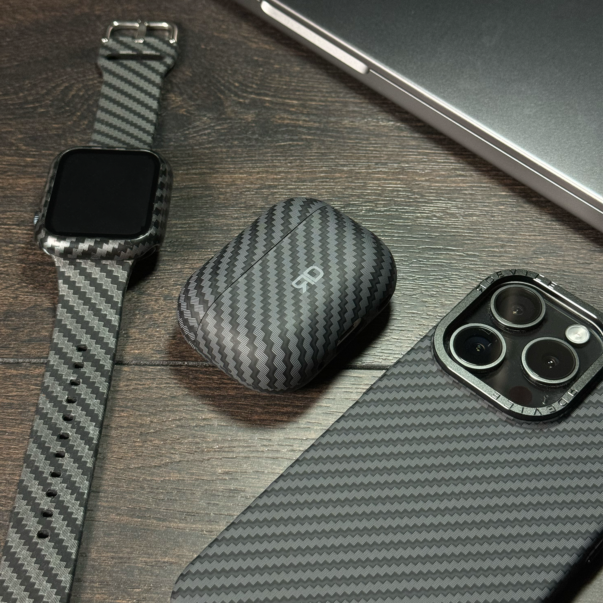 Coque AirPods En Fibre De Carbone RD