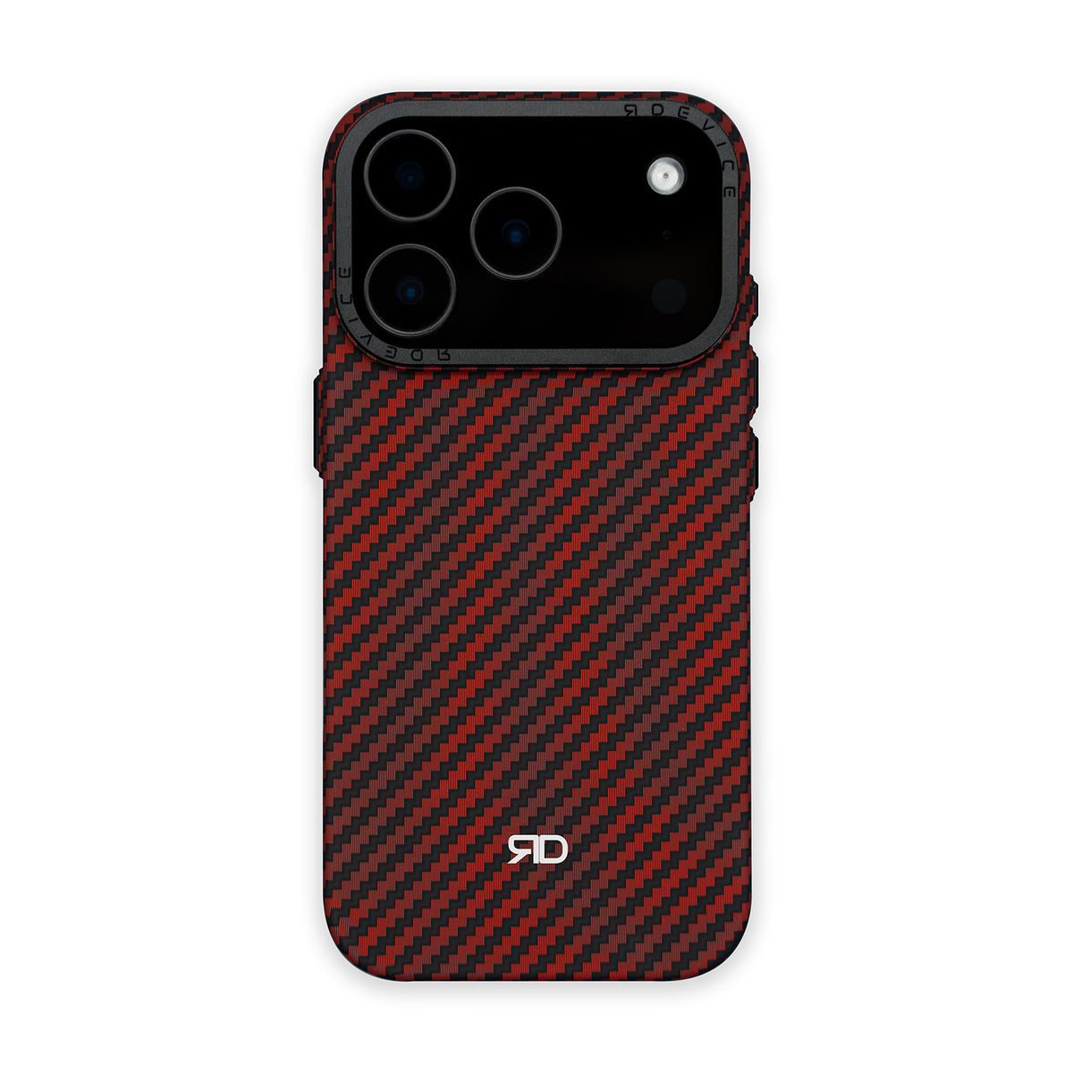 Coque RD En Fibre De Carbone V3 (Rouge)