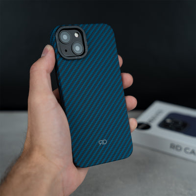 Coque RD En Fibre De Carbone V3 (Bleue)